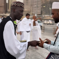 Gift Qur’ans in Masjid Al Haram, Makkah
