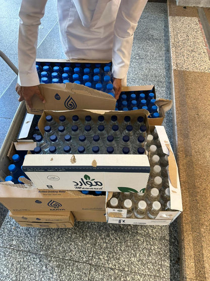 Gift Water Bottles in Masjid Al Haram, Makkah